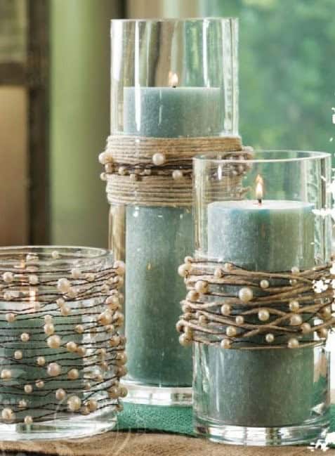 Enhance Mason Jar Luminaries with Farmhouse Decor