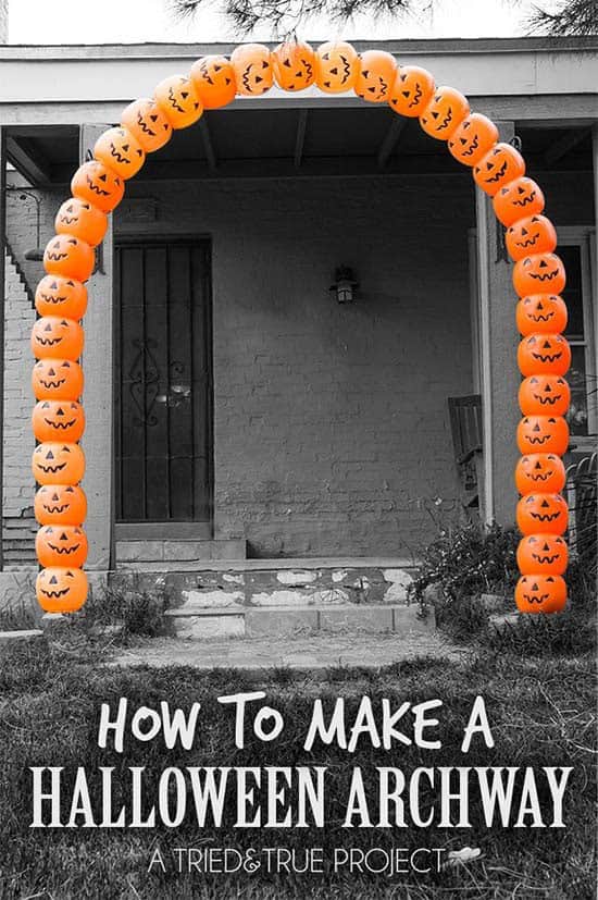 Easy To Make Pumpkin Archway