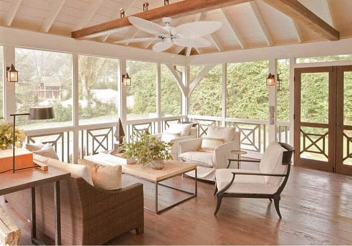 Covered Airy Porch