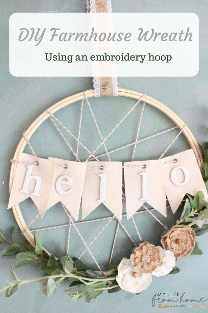 Decorative Twine Hello Banner