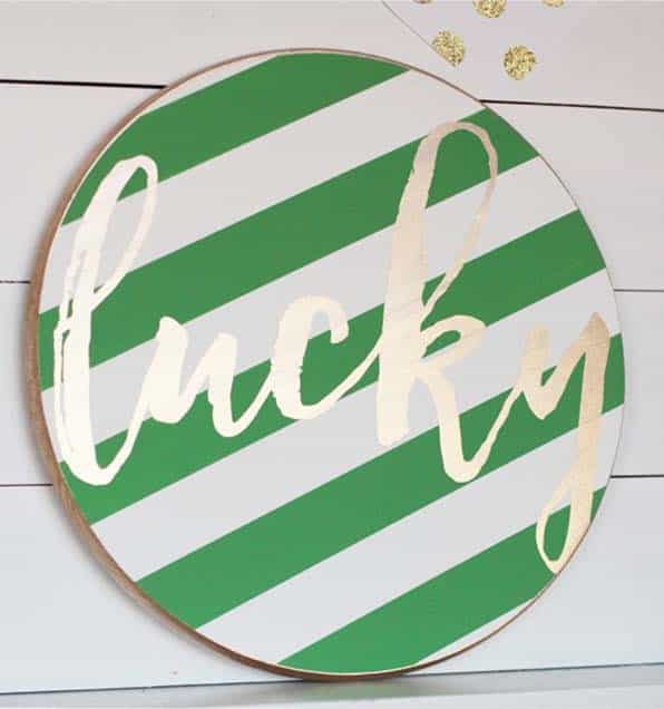 Build a Rustic Lucky Wooden Sign