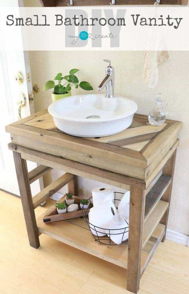 Build Your Own Natural Wood Vanity