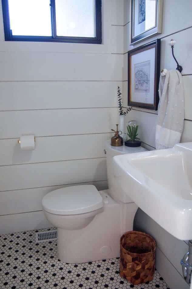 Farmhouse Nautical Powder Room