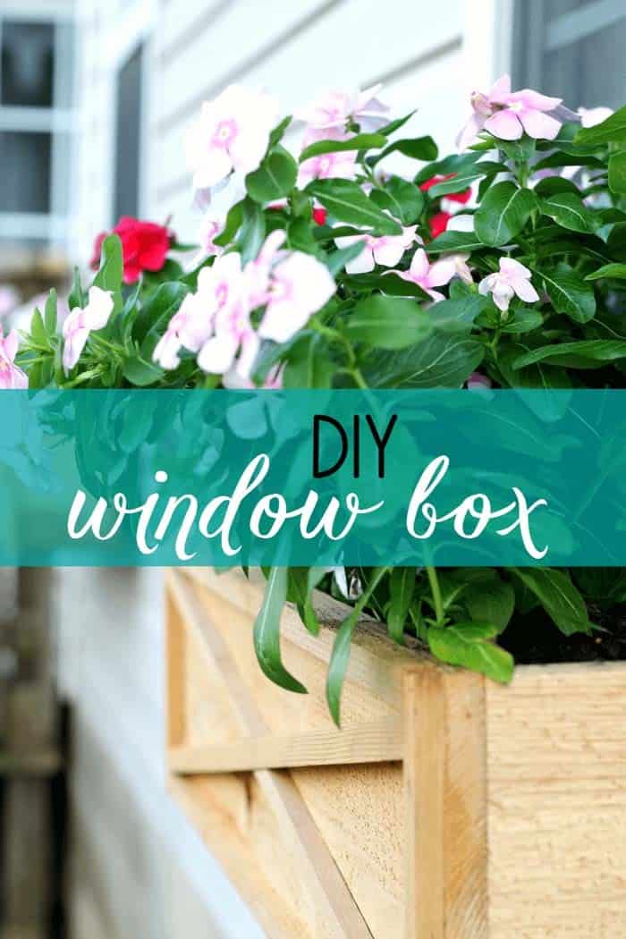 Create a Window Box Planter with Scraped Wood and X Detail