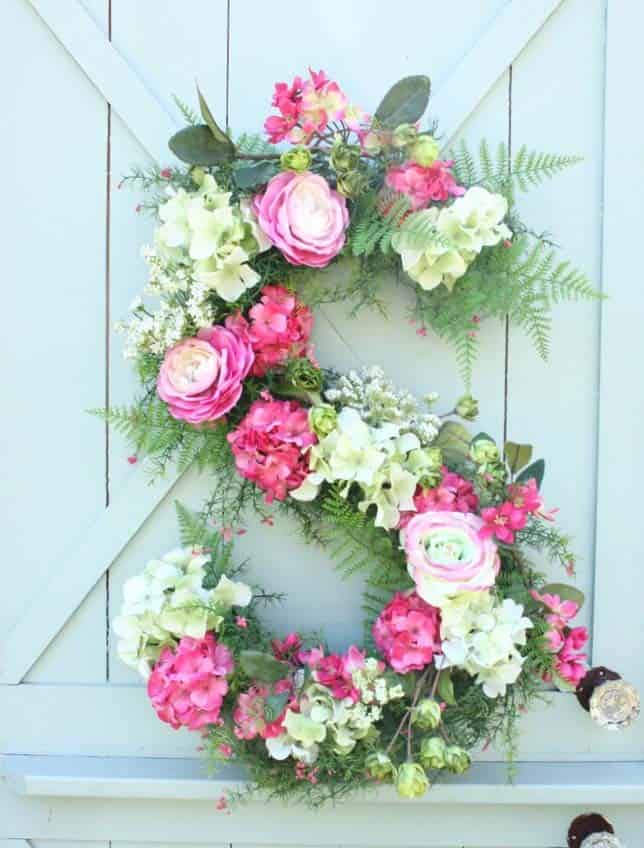 Enhance Home’s Decor with Easter Floral Monogram