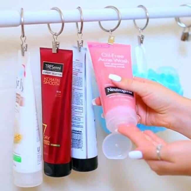 Curtain Clips Maximize Product Storage