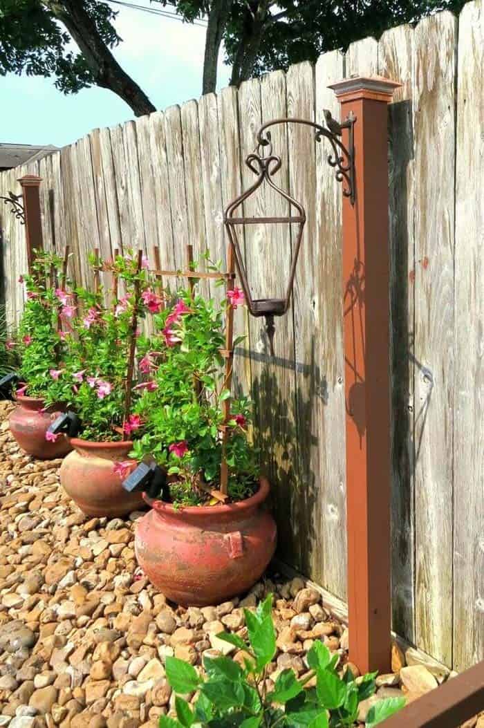 Lantern Holder Fence Posts