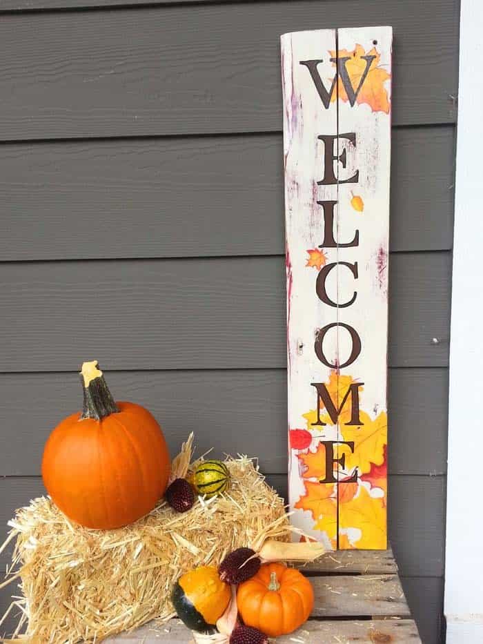 Add a Handmade Wooden Sign to Your Home