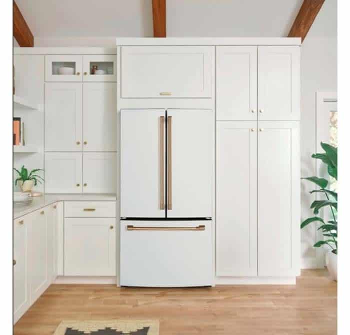 Chic Matte White Fridge