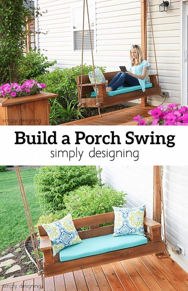 Make a Swing Bed with Reclaimed Wood From Your Old Deck