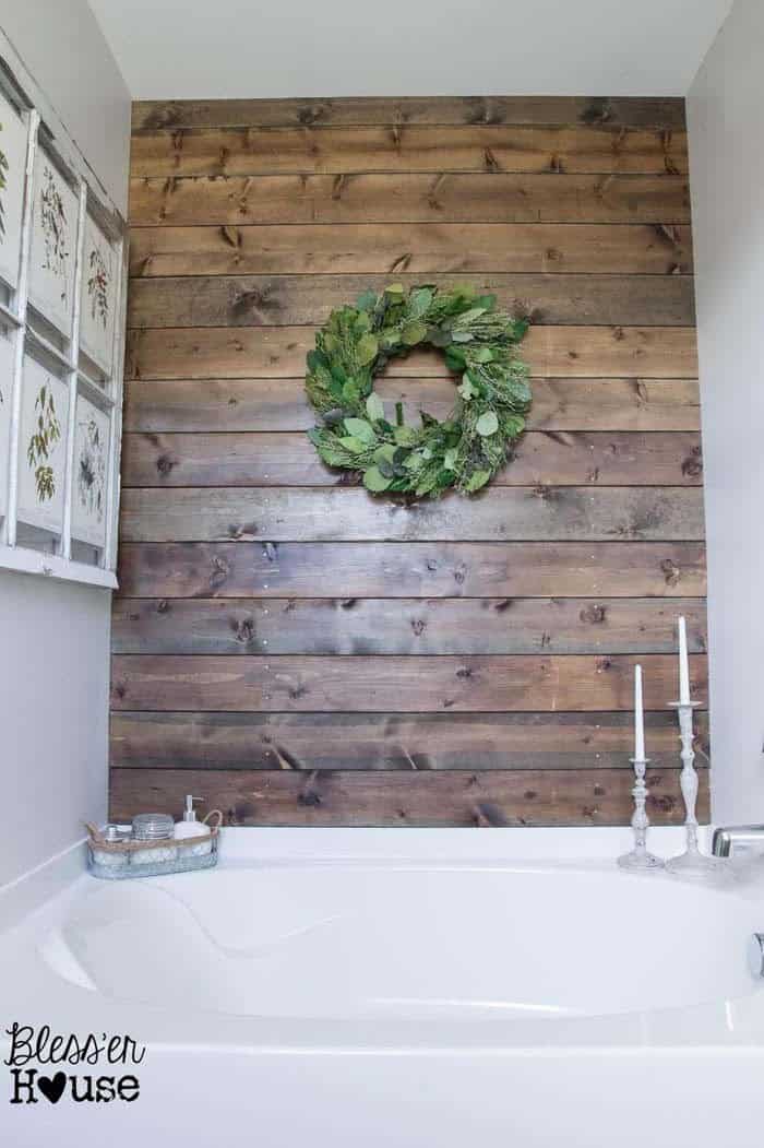 Barn Wood Statement Wall