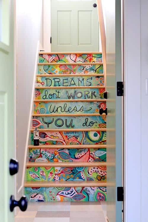 Get Creative with Your Staircase Decorations