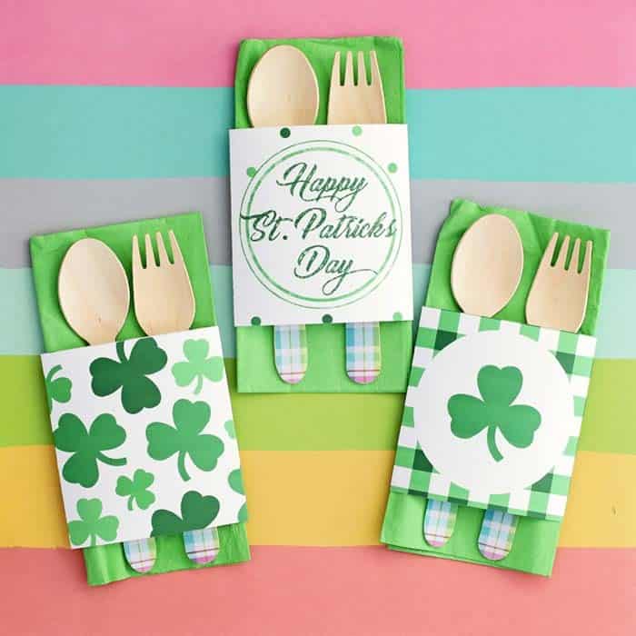 Create Customized St. Patrick’s Day Napkin Wraps