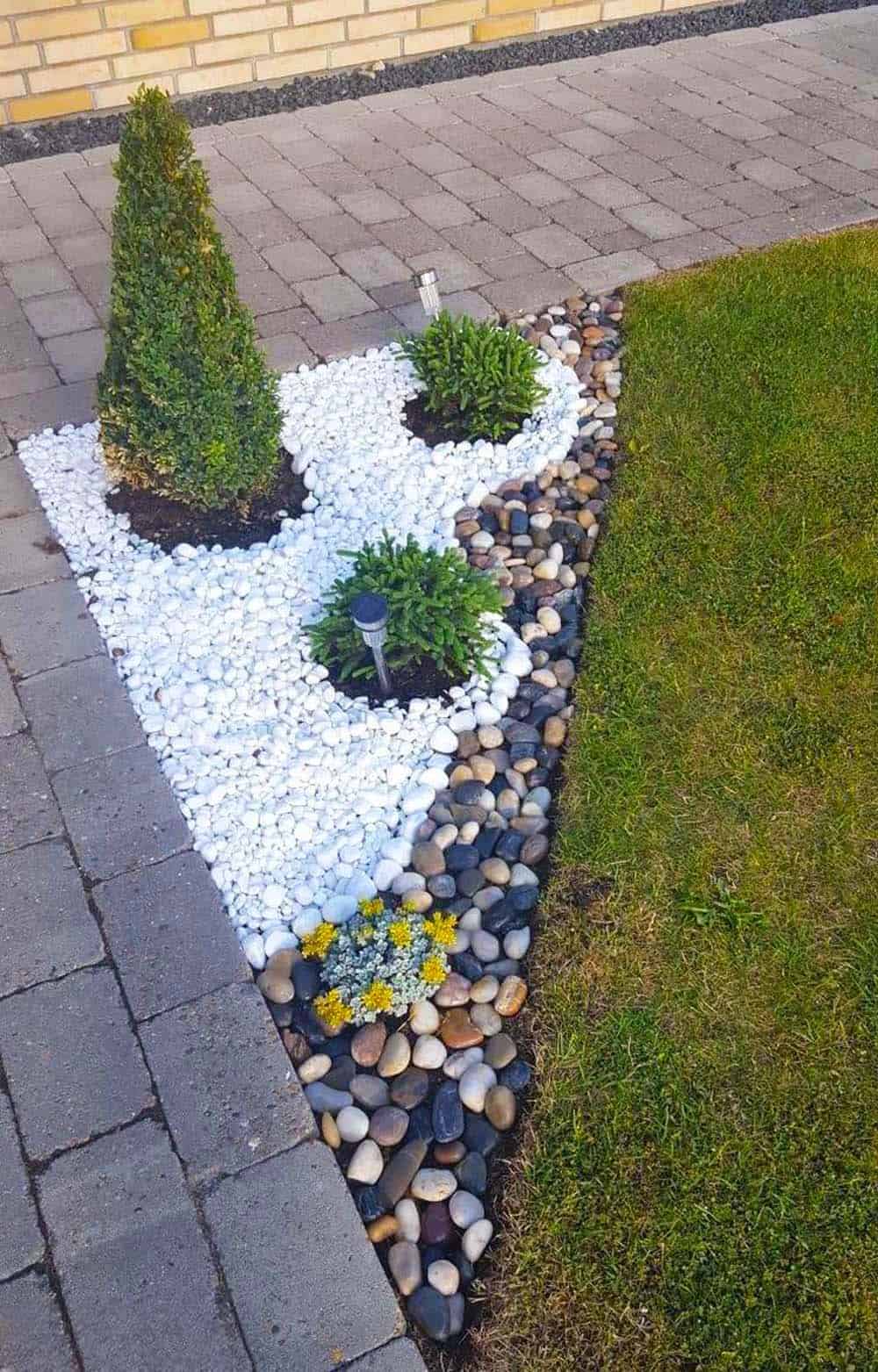 Serene Pebble Pathway