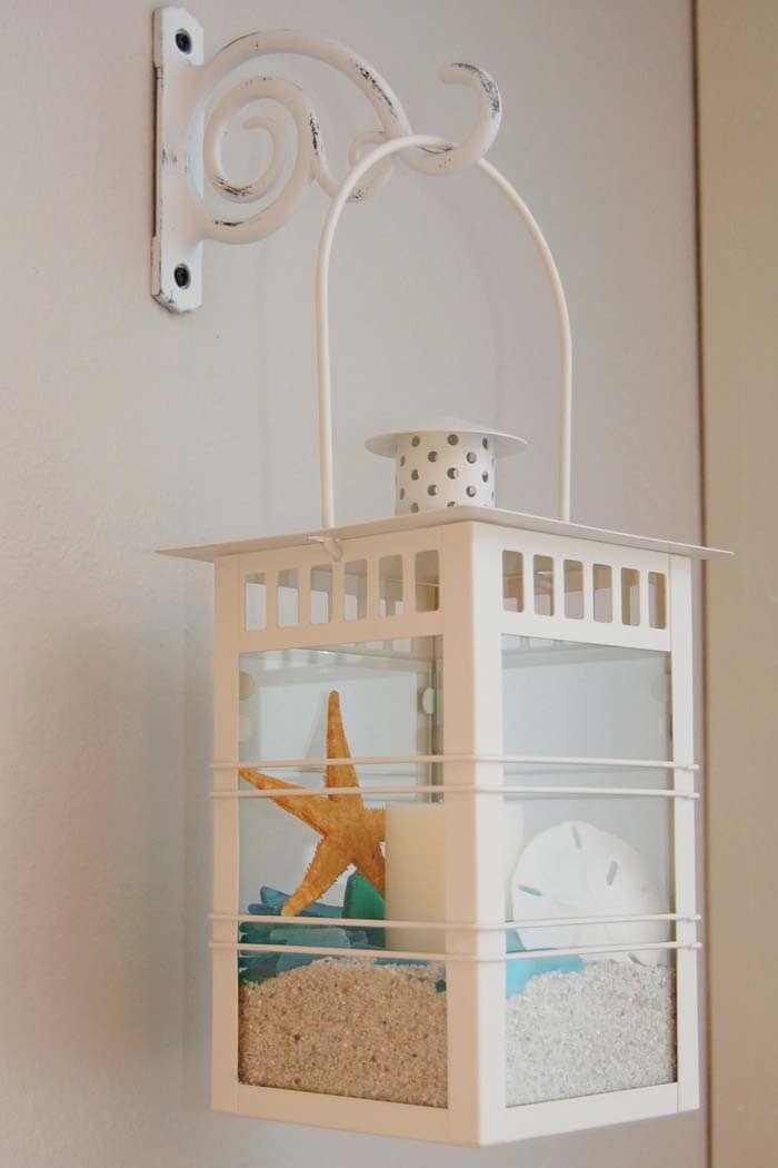 Add Beach Elements To A Hanging Lantern