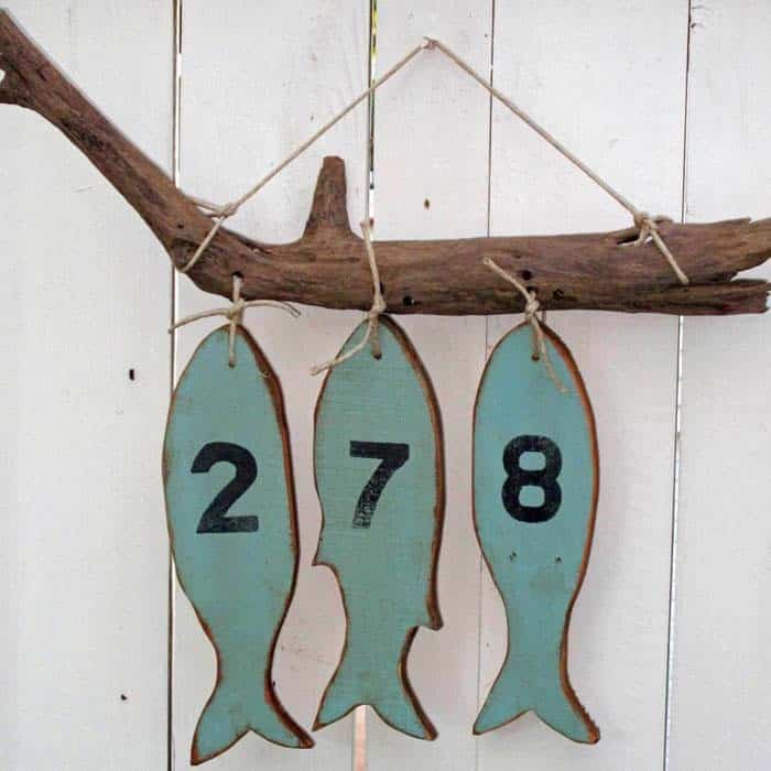 Rustic Fish Sign