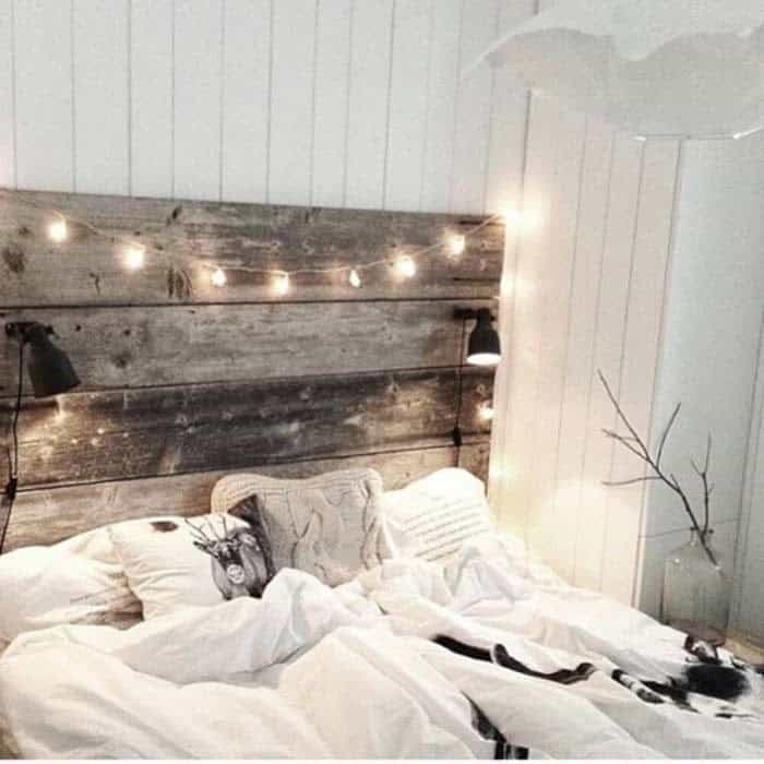 Refresh Your Bedroom with a DIY White Washed Headboard