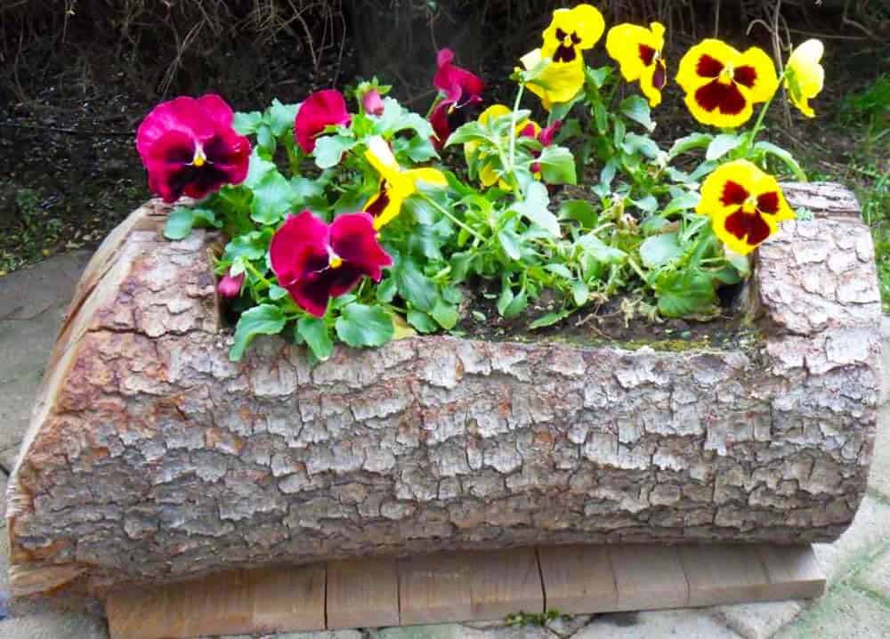 Log Planter Charm