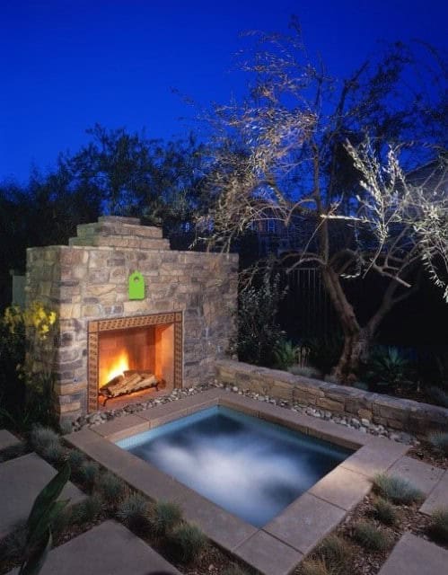 Ambient Fireplace Spa