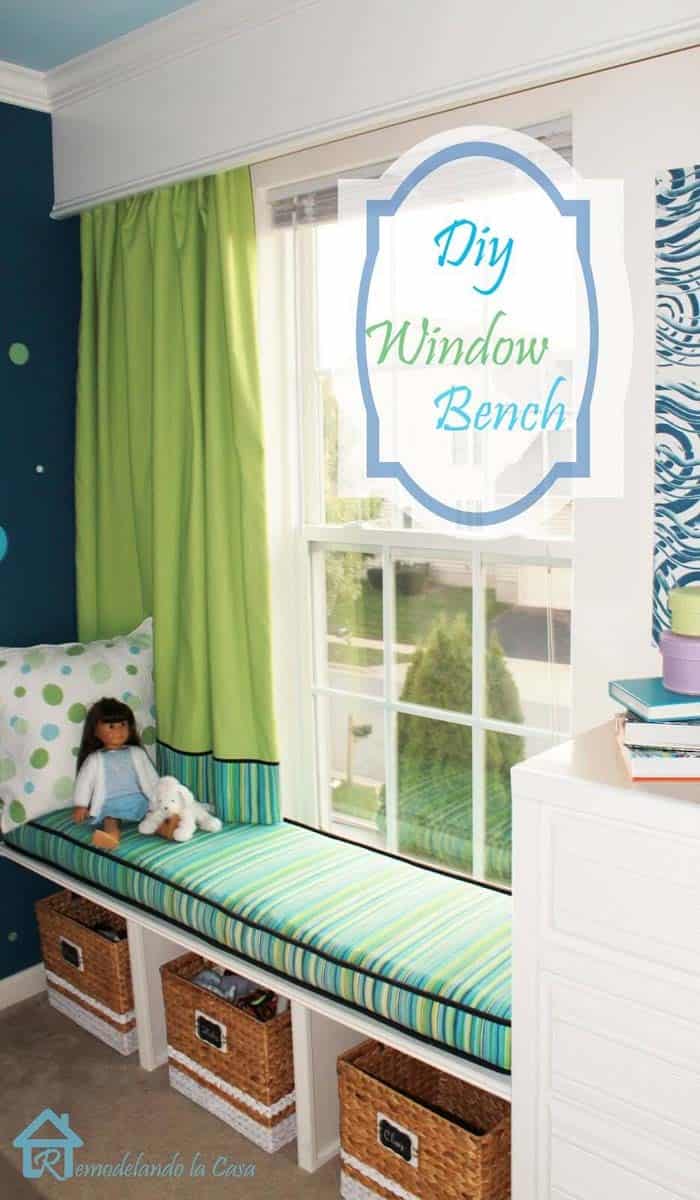 Create a Stylish Reading Nook with a DIY Storage Bench