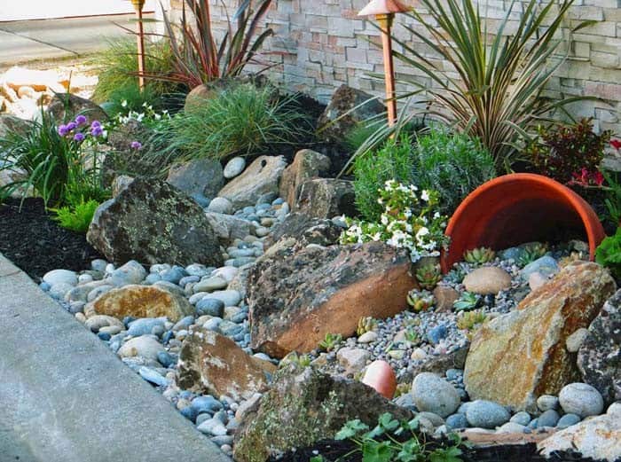 Create a Focal Point with Tall Plants in Your Rock Garden