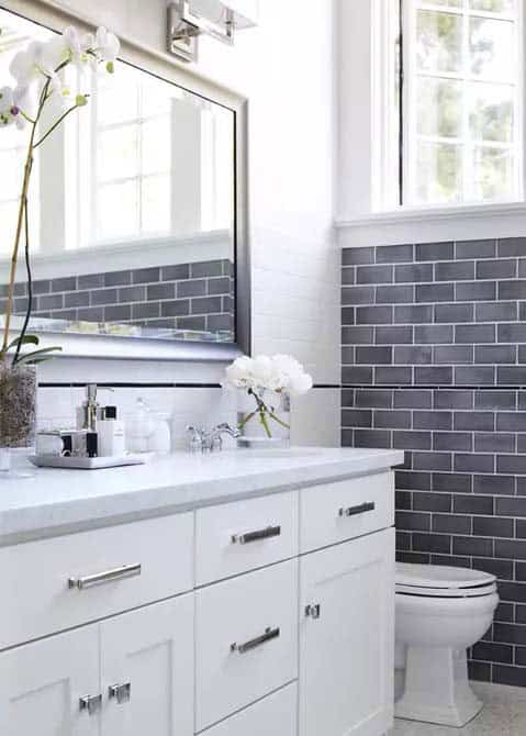 Subway Tile In Elegant Gray