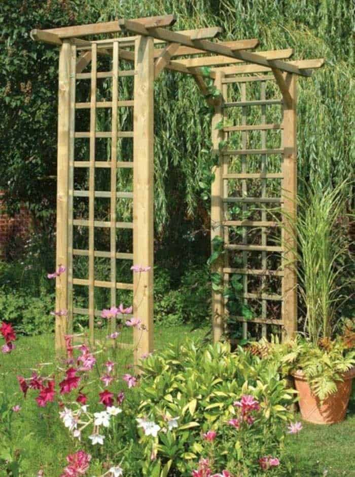 Easy Trellis Pergola