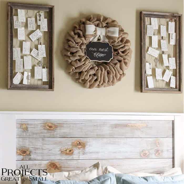 Add Farmhouse Texture With Burlap And Chicken Wire