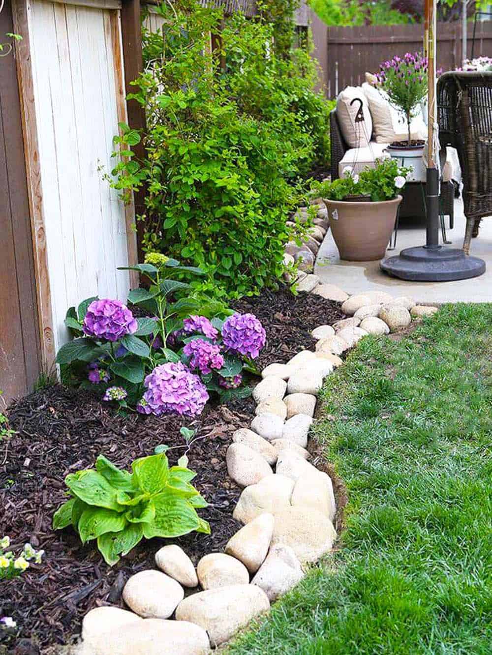 Rustic Stone Border