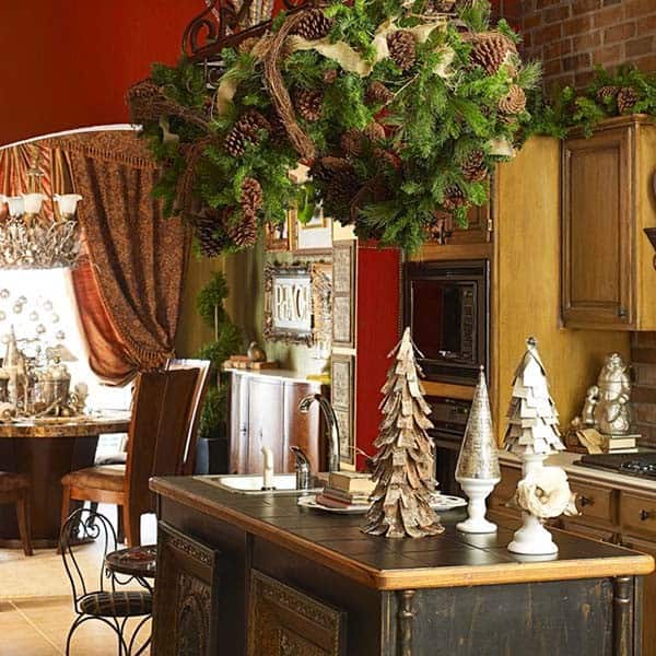 Add an Organic Feel to Your Home with Burlap and Pinecones