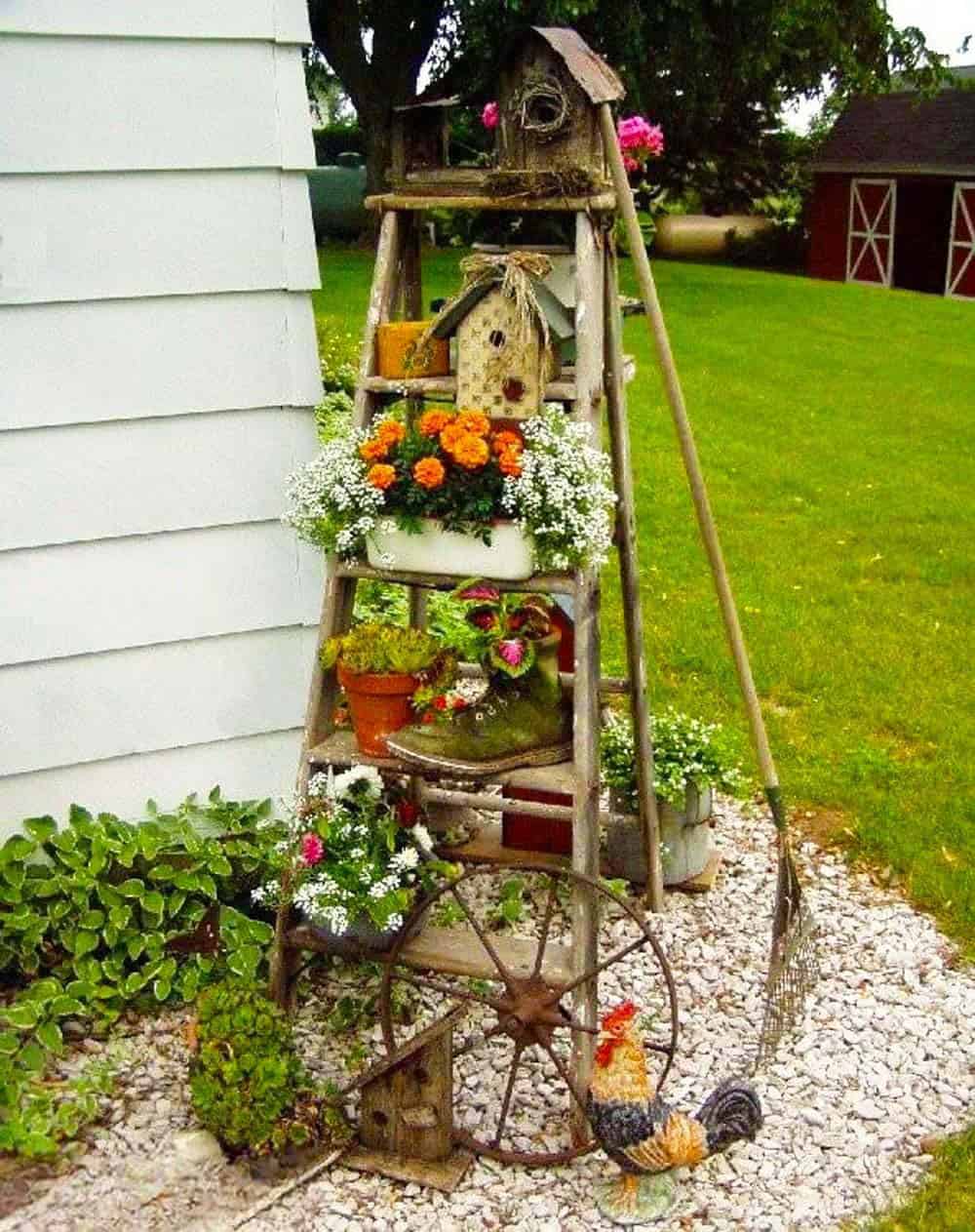 Rustic Garden Ladder