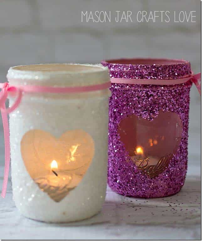 Give Your Votives a Makeover with Glitter