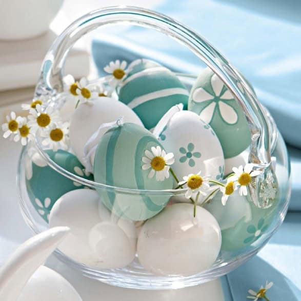 Make a Fun Easter Egg Basket with Stickers and Dye