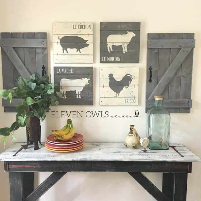 French Farmhouse Animal Prints