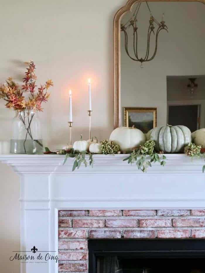 Get a Timeless Look with Fall Mantel Decoration