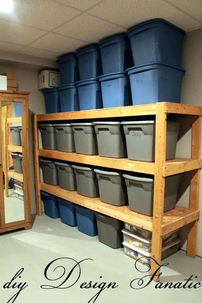 Use Stacked Plastic Containers for Storage Solutions