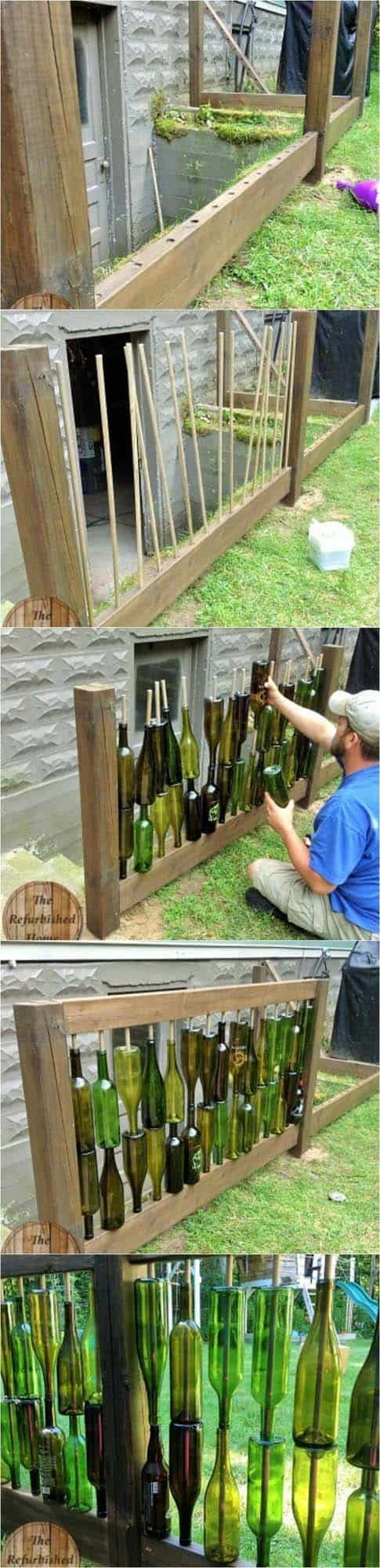 Build a Vibrant Bottle Centerpiece for Your Backyard