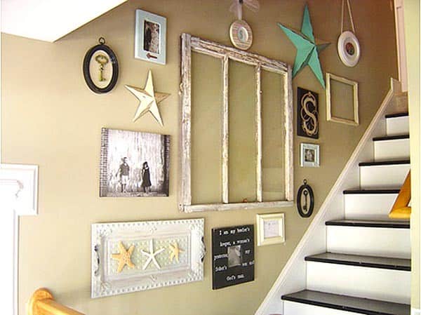 Add Classic Charm with Contemporary Mix to Your Stairway