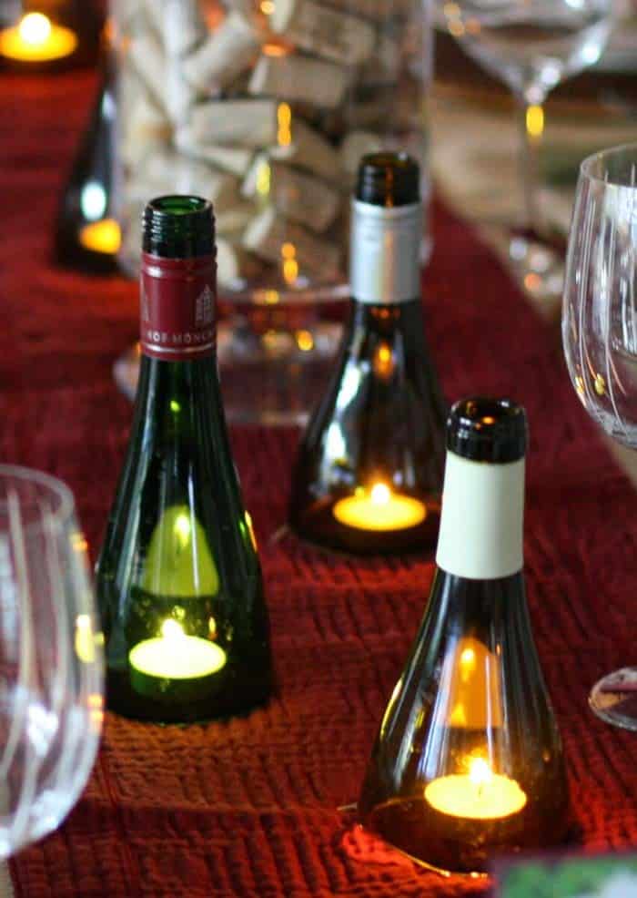 Transform Your Wine Bottles Into Beautiful Candle Holders