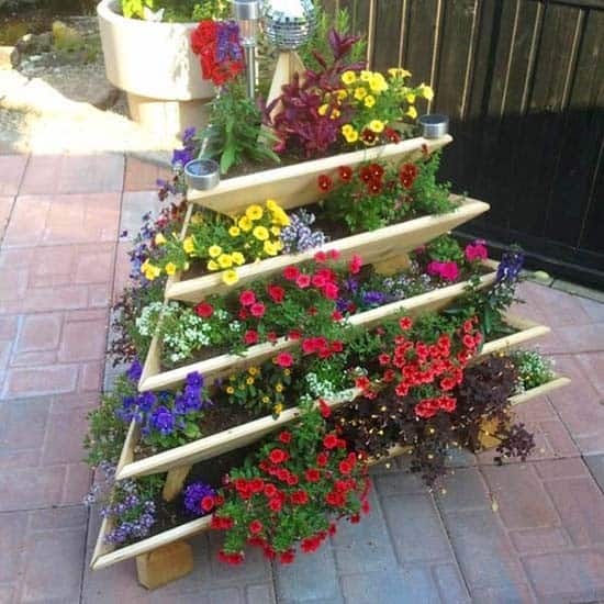 Add Splendour to Your Home with a Tilted Tiered Planter