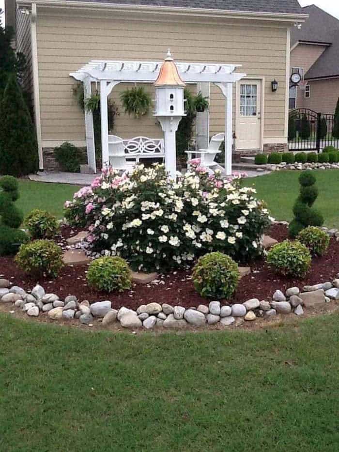 Island Around A Vintage Bird Feeder