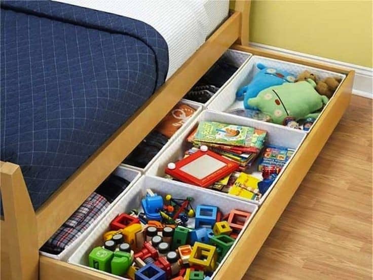 Maximize a Kid’s Bedroom Space with Slide-Out Drawers