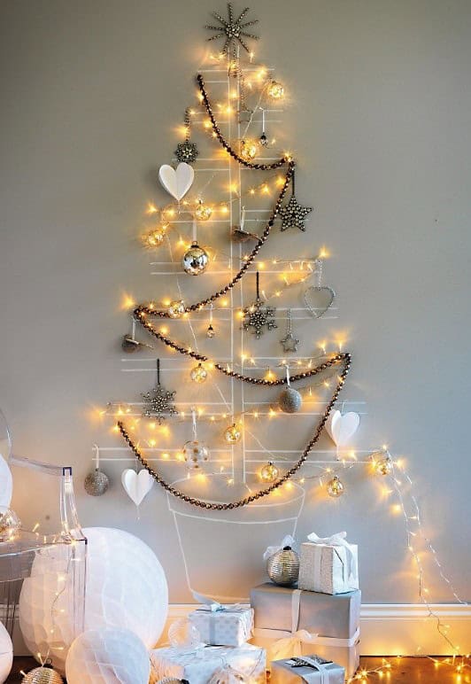 Utilize a Compact Christmas Tree for Small Spaces