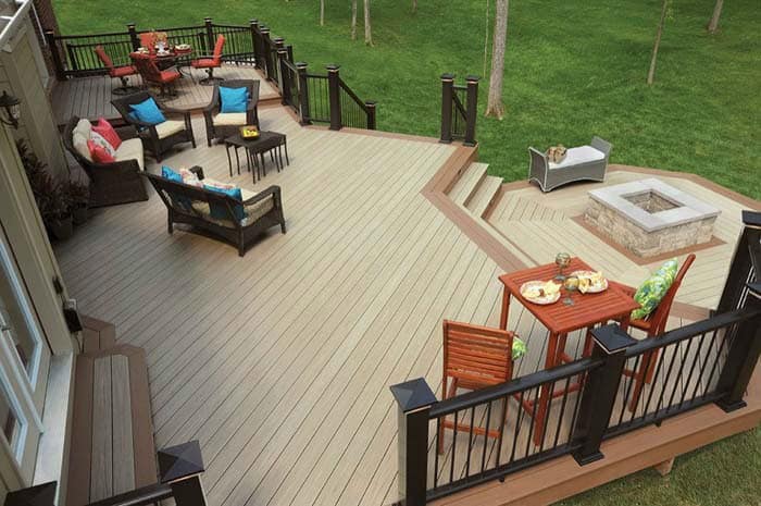 Subtle & Sandy Multi Level Deck