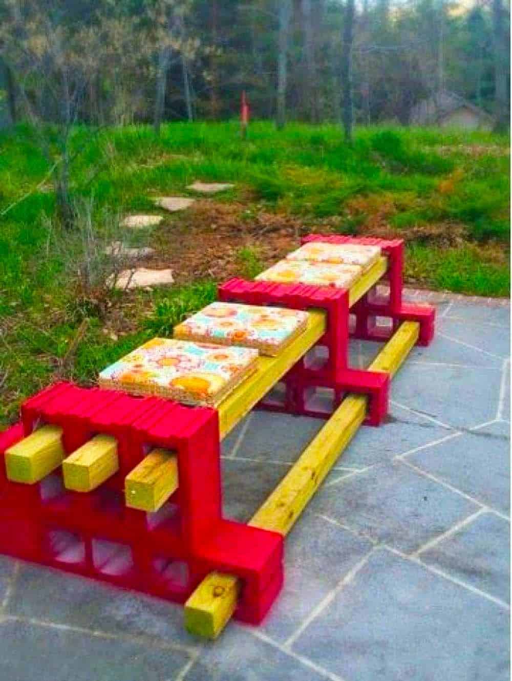 Vibrant Outdoor Seating