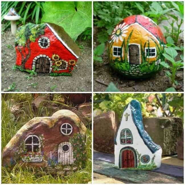 Fairy Garden Painted Rocks