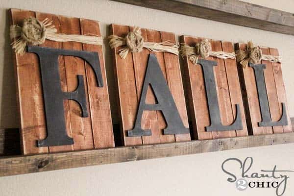 Make an Eye-Catching Fall Wooden Sign