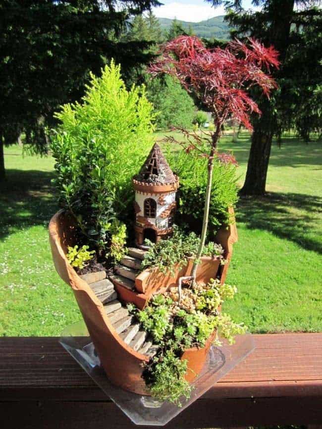 Make an Enchanting Fairy Garden with a Hidden Castle