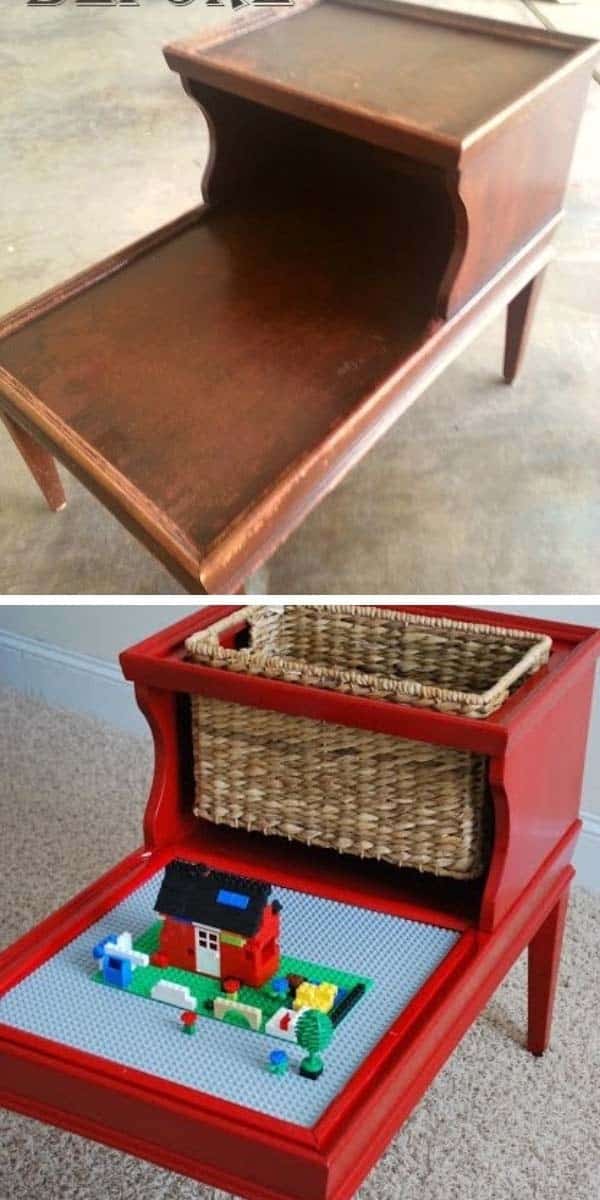 Create a Lego Table with an Old Table