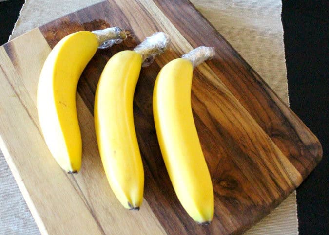 Give your bananas a shiny top hat!